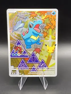 Pokemon Totodile #048 MEP English Holo 30th Anniversary First Partner Promo - Image 2