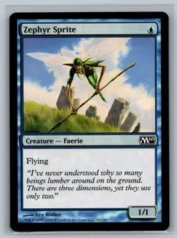 MTG Magic 2010 4x Zephyr Sprite #82/249 TCG CCG M10 Playset - Image 1