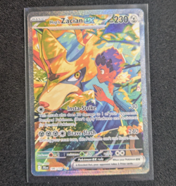 Pokemon TCG Hop's Zacian EX Holo Card 186/159 Special Illustration Rare - Image 1