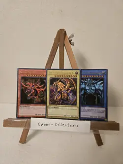 Yugioh Egyptian God Cards - Slifer, Ra & Obelisk Set - LC01 - Ultra Rare Yugioh - Image 1