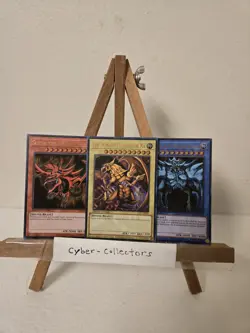Yugioh Egyptian God Cards - Slifer, Ra & Obelisk Set - LC01 - Ultra Rare Yugioh - Image 2