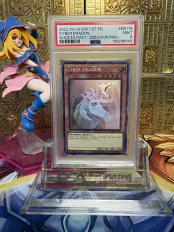 YuGiOh Cyber Dragon Ghost Rare PSA 9 Ami GFP2-EN 178 Mint 1st Edition - Image 3