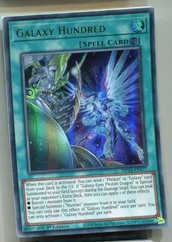 Yu-Gi-Oh! Galaxy Hundred Ultra Rare englisch MP24-EN177 Galaxie Hundert - Image 1