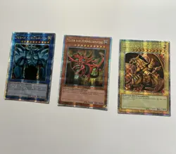 Yu-Gi-Oh! Agyptische Gotterkarten LC01 Slifer Obelisk Ra Quarter Century SR NM - Image 1