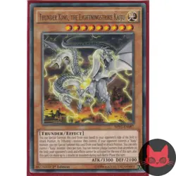 Yugioh Thunder King, the Lightningstrike Kaiju SHVI-EN087 Rare 1st Edition NM - Image 1