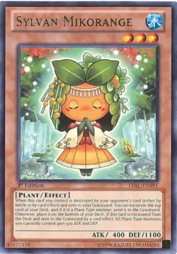 Sylvan Mikorange - LVAL-EN081 - Rare - 1st Edition - Yugioh - Image 1