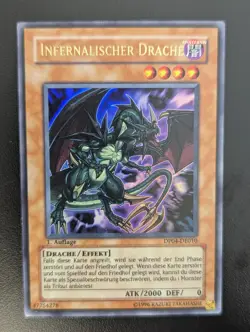 Infernalischer Drache DP04-DE010 Ultra Rare 1. Auflage Deutsch NM YUGIOH - Image 1