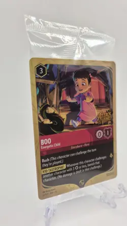 Disney Lorcana Boo Energetic Child Promo Attack Of The Vine 6/PD1 Sealed - Image 2