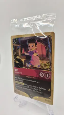 Disney Lorcana Boo Energetic Child Promo Attack Of The Vine 6/PD1 Sealed - Image 3