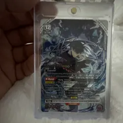 Bandai Union Arena Sung Jinwoo Solo Leveling ARISE Holo Autograph SR** - Image 2