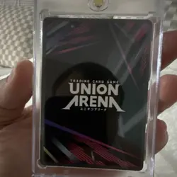 Bandai Union Arena Sung Jinwoo Solo Leveling ARISE Holo Autograph SR** - Image 3