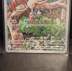 Pokemon TCG Meowth 106/094 Me02 Phantasmal Flames Illus Rare Holo ENG 70HP - Image 3