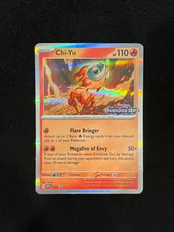 Paradox Rift Prerelease Promo Set Pokemon Cards Chi-Yu Iron Bundle Xatu Aegislas - Image 2