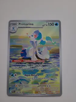 Pokemon Card Pitch Black Primarina IR 088/084 - Image 1