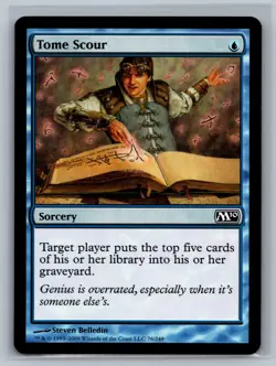 MTG Magic 2010 4x Tome Scour #76/249 TCG CCG M10 Playset - Image 1