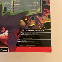 Pokemon TCG Mega Battle Deck Mega Gengar EX 60-Card Sealed Deck English Foil - Image 2