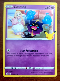 2021 Cosmog 13/25 Rare Holo | Celebrations | Pokemon Card - Image 1