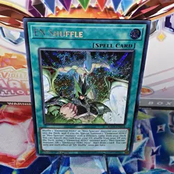 Yu-Gi-Oh! EN Shuffle BLCR-EN008 Secret Rare Foil 1st Ed Spell Card EN - Image 1