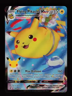 Flying Pikachu VMAX 007/025 Holo VMAX Rare Celebrations Pokemon Cards - Image 1
