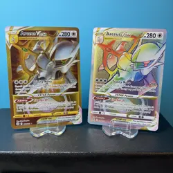 Arceus VSTAR NM 4 CARD LOT Brilliant Stars 176/172 & 184/172 Gold Secret Rare - Image 2