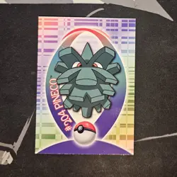 Pineco 204 Sticker 43 Of 62 Topps Johto Series 1 LP Pokemon Card - Image 1