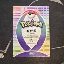 Pineco 204 Sticker 43 Of 62 Topps Johto Series 1 LP Pokemon Card - Image 2