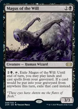 Magus of the Will -Foil Light Play MTG Double Masters - Image 1