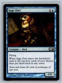 MTG Magic 2010 4x Sage Owl #69/249 TCG CCG M10 Playset - Image 1