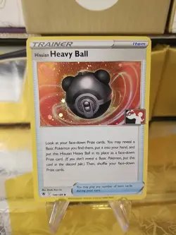Hisuian Heavy Ball Holo Pokemon Prize Pack Series 3 Promo Pokemon Card NM/LP - Image 1