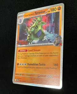Team Rocket's Tyranitar 096/182 Sv10: Destined Rivals Prerelease Pokemon Card - Image 4
