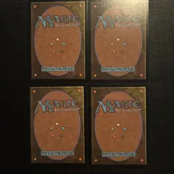 Set Of x4 Plains FDN Foundations MTG 282/283 FULL ART BASIC LAND M/NM - Image 2
