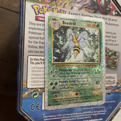 LC Legendary Collection Reverse Holo Beedrill LP Pokemon Card - Image 2