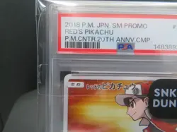 【PSA 7】 Red's Pikachu Holo Japanese Promo card 270/SM-P Pokemon card - Image 3