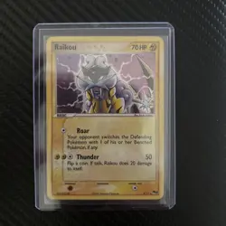 Pokemon TCG Raikou Holo Rare Card 3/17 Pop Series 2 - Image 3