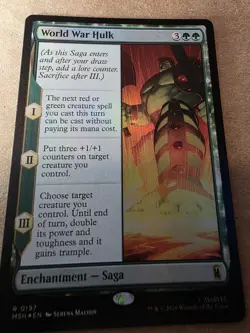 World War Hulk - Foil - Marvel Super Heroes - Mtg - Image 1