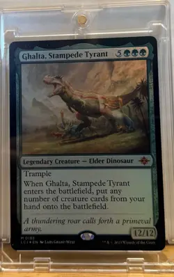 Ghalta, Stampede Tyrant MTG - Foil Mythic - Lost Caverns Ixalan NM - Image 1