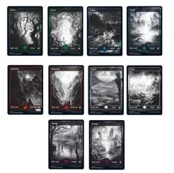 Innistrad: Midnight Hunt x10 Full Art Land Set x1 Of Each Art - NM - MTG Magic - Image 1