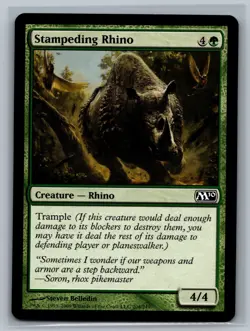 MTG Magic 2010 4x Stampeding Rhino #204/249 TCG CCG M10 Playset - Image 1