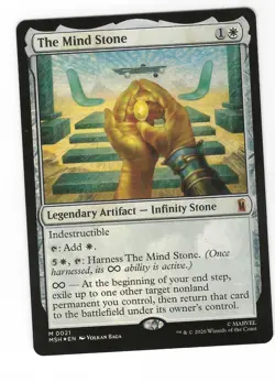 MTG: Marvels Superheroes - The Mind Stone (Foil) - Mythic - 21 - NM - Image 1