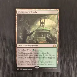 Overgrown Tomb LP Guilds of Ravnica GRN #253 English Regular MTG - Image 1
