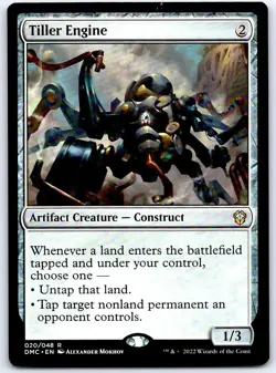 Tiller Engine 20 R Commander: Dominaria United MTG LP - Image 1