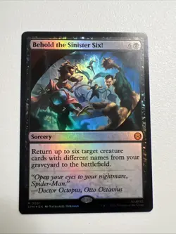 MTG Behold the Sinister Six! Foil ** Marvel's Spider-Man ** English - Image 1
