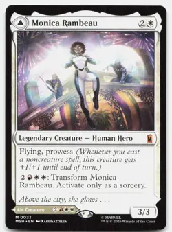 Monica Rambeau 23 Mythic Marvel Super Heroes Magic: The Gathering Near Mint - Image 1