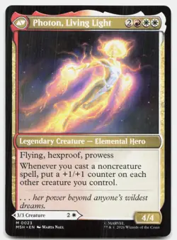 Monica Rambeau 23 Mythic Marvel Super Heroes Magic: The Gathering Near Mint - Image 2