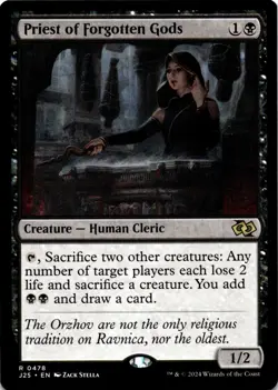 MTG Priest of Forgotten Gods NON FOIL NM R 478 Foundations Jumpstart - Image 1