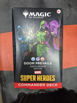 Magic the Gathering – Marvel Super Heroes Commander Deck – Doom Prevails - Image 1