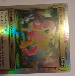 Fluttershy Foil EX Secret Lair My Little Pony MTG Magic the Gathering - Image 3