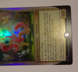 Fluttershy Foil EX Secret Lair My Little Pony MTG Magic the Gathering - Image 4