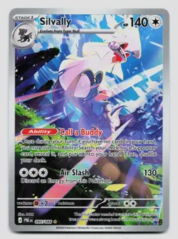Pokemon Silvally Illustration Rare ME05: Pitch Black 095/084 NM - Image 1