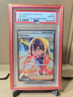 2024 Pokemon Carmine Twilight Masquerade #217/167 PSA 10 - Image 1
